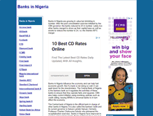 Tablet Screenshot of banksinnigeria.net